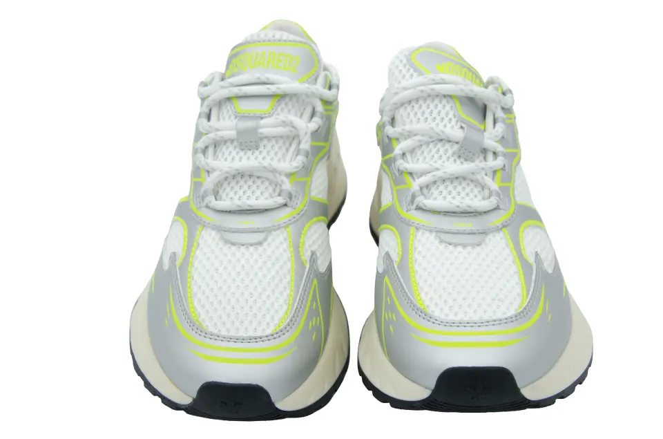 Erkek Gri Yeşil Oversize Sneaker