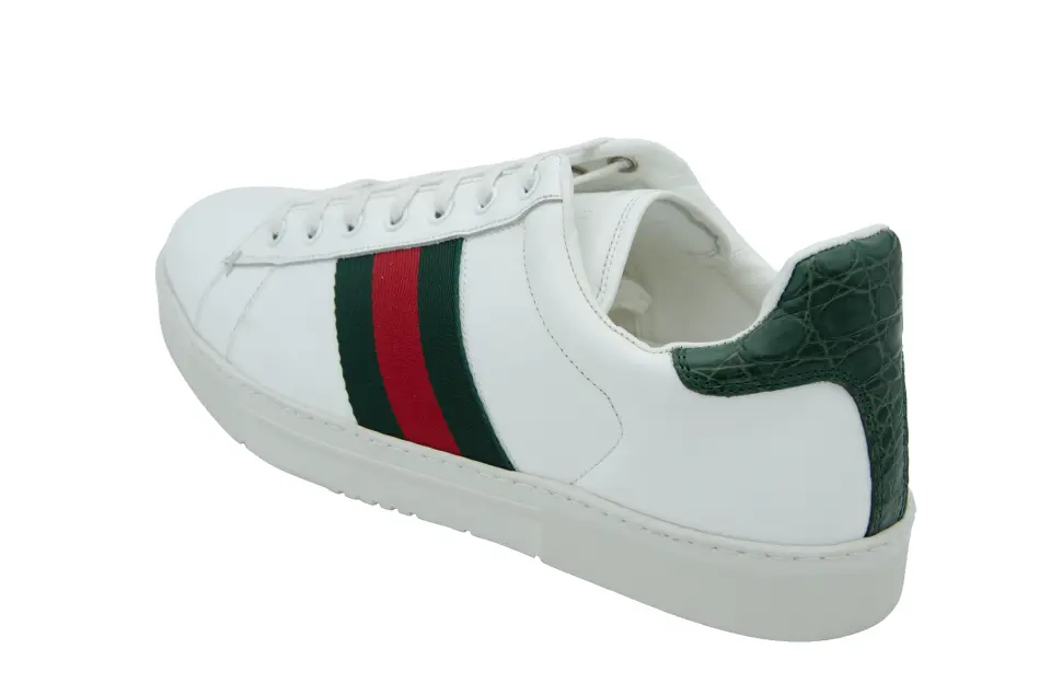 Erkek Beyaz Şeritli Sneaker