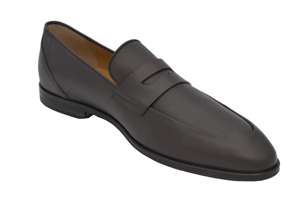 Bally Erkek Kahverengi Deri Loafer