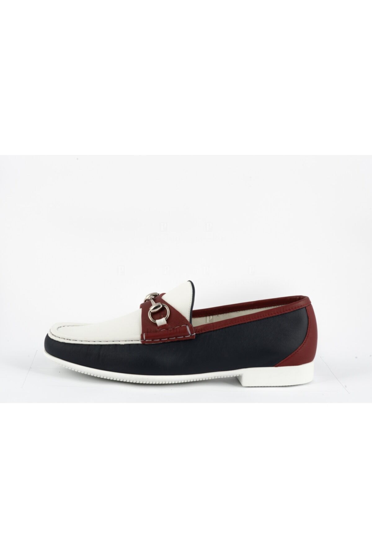 Erkek Beyaz Loafer Ayakkabı