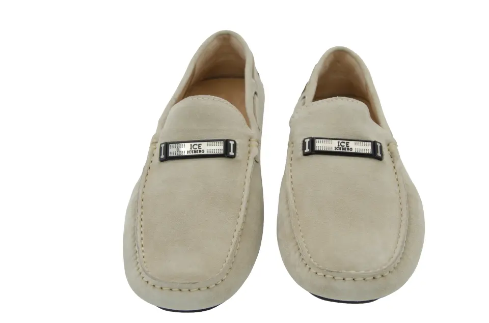 Erkek Krem Süet Loafer