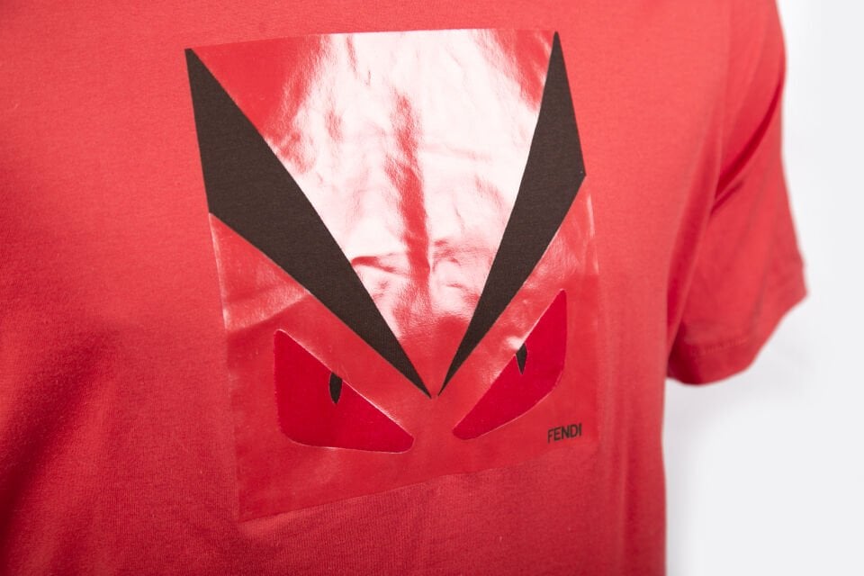 Erkek Kırmızı Bag Bugs Baskılı T-Shirt