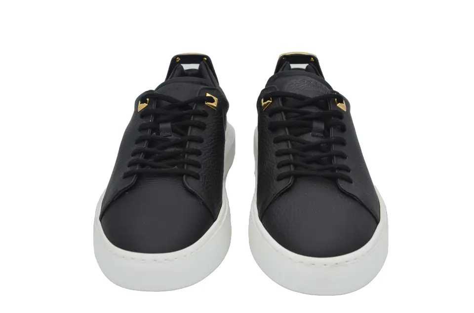 Buscemi Siyah Deri Erkek Sneaker