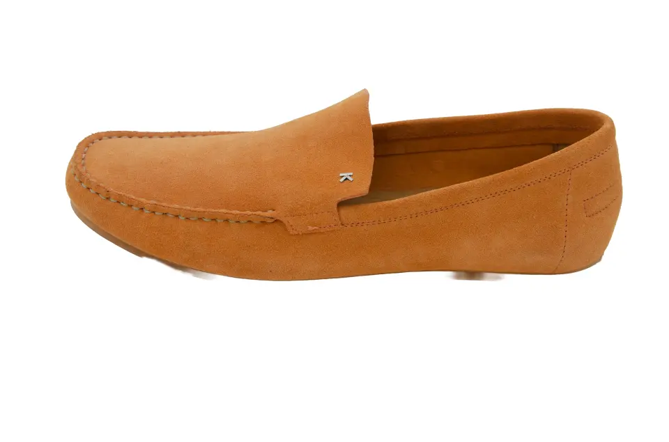 Erkek Hardal Süet Loafer