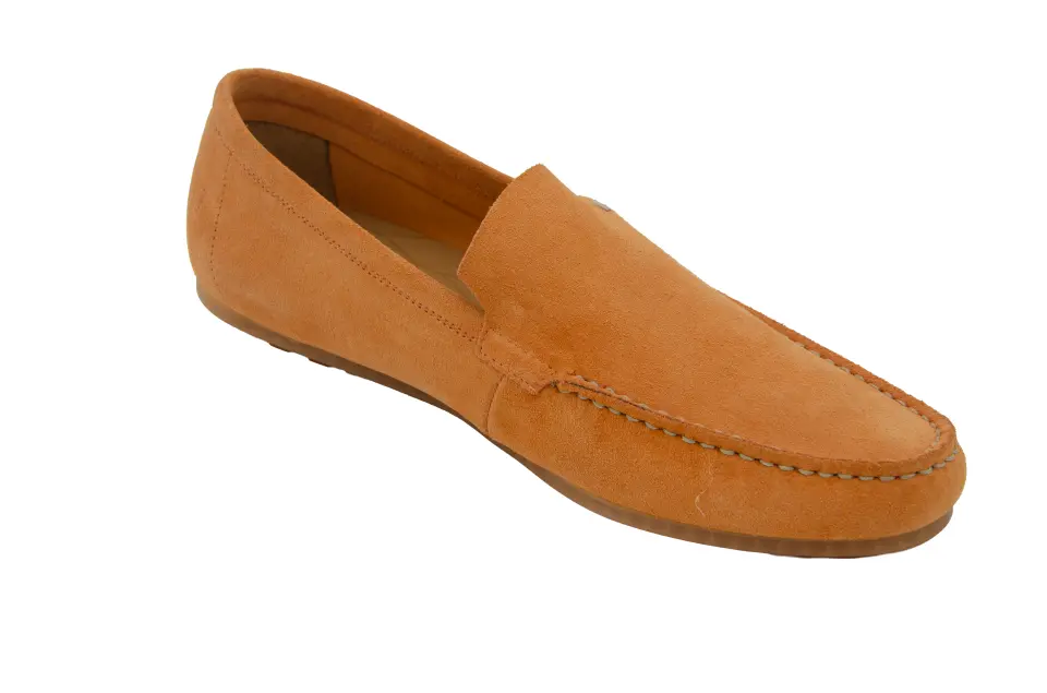 Erkek Hardal Süet Loafer