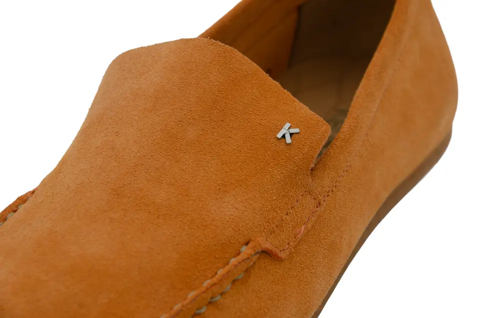 Erkek Hardal Süet Loafer