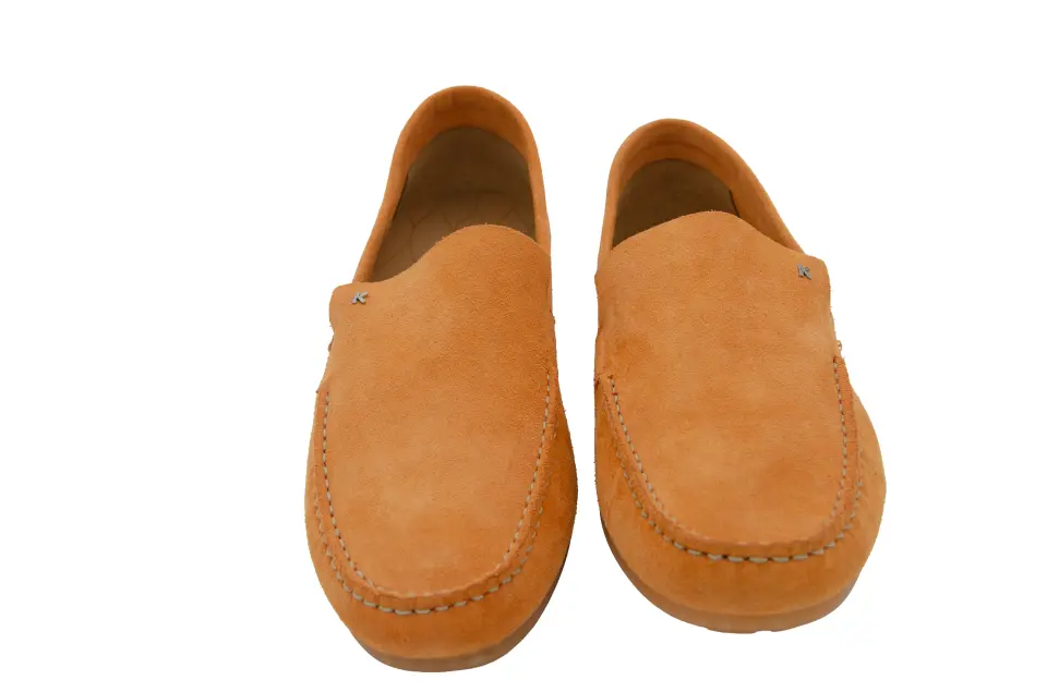 Erkek Hardal Süet Loafer
