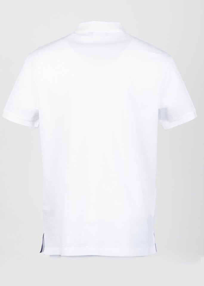 Purple Label Erkek Beyaz Polo Yaka T-Shirt