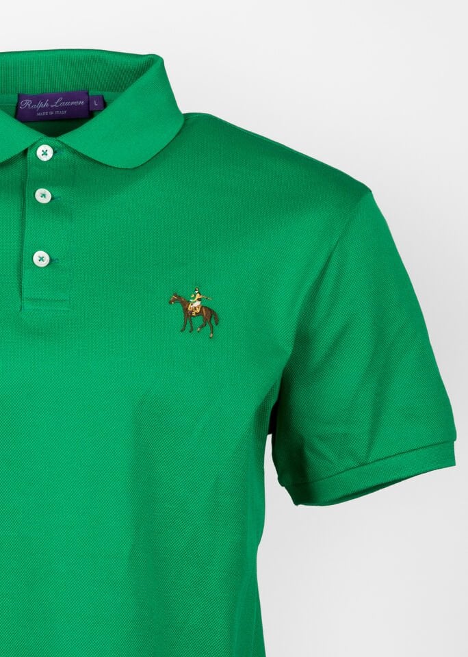 Purple Label Erkek Yeşil Polo Yaka T-Shirt