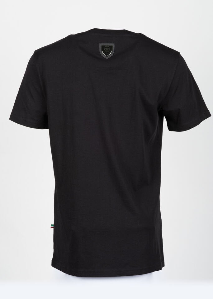 Erkek Siyah Köpek Balığı Baskılı T-Shirt