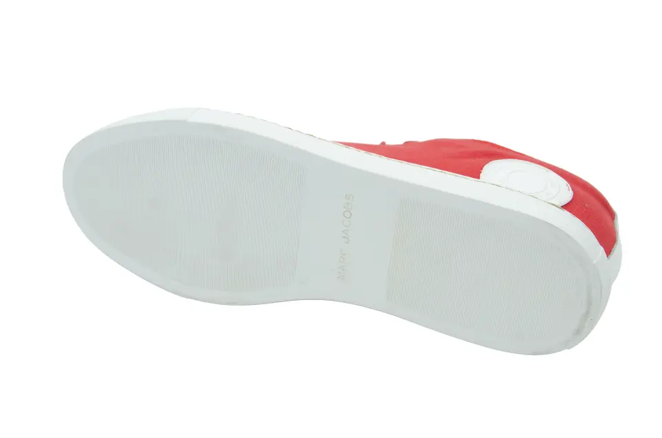 Erkek Kırmızı Beyaz Kanvas Sneaker