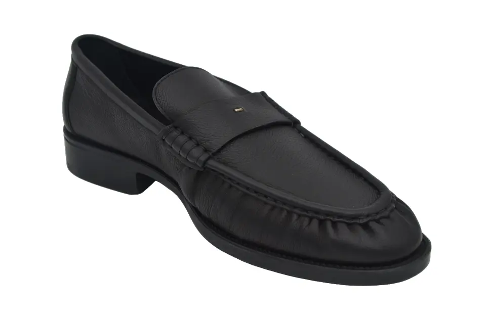 Giuseppe Zanotti Erkek Siyah Deri Loafer