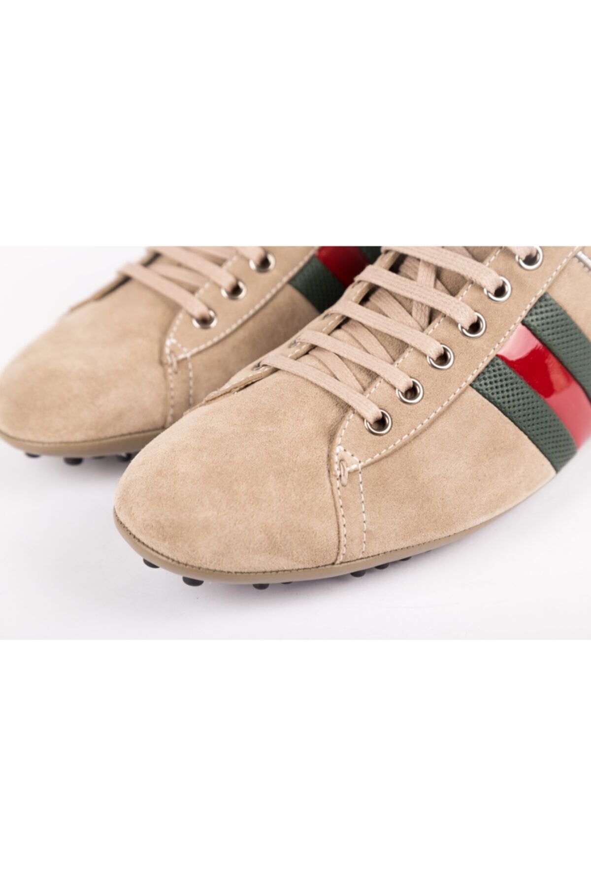 Erkek Siyah Sneakers Açık Kahve - 7.5