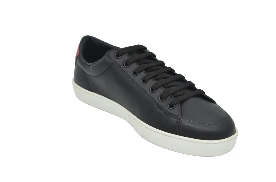 Gucci Erkek Siyah Timsah Desenli Sneaker