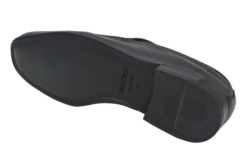 Jimmy Choo Siyah Erkek Deri Loafer