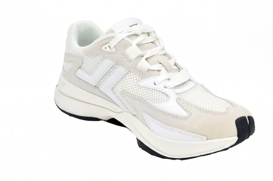 Lanvin Beyaz Erkek Deri Sneaker