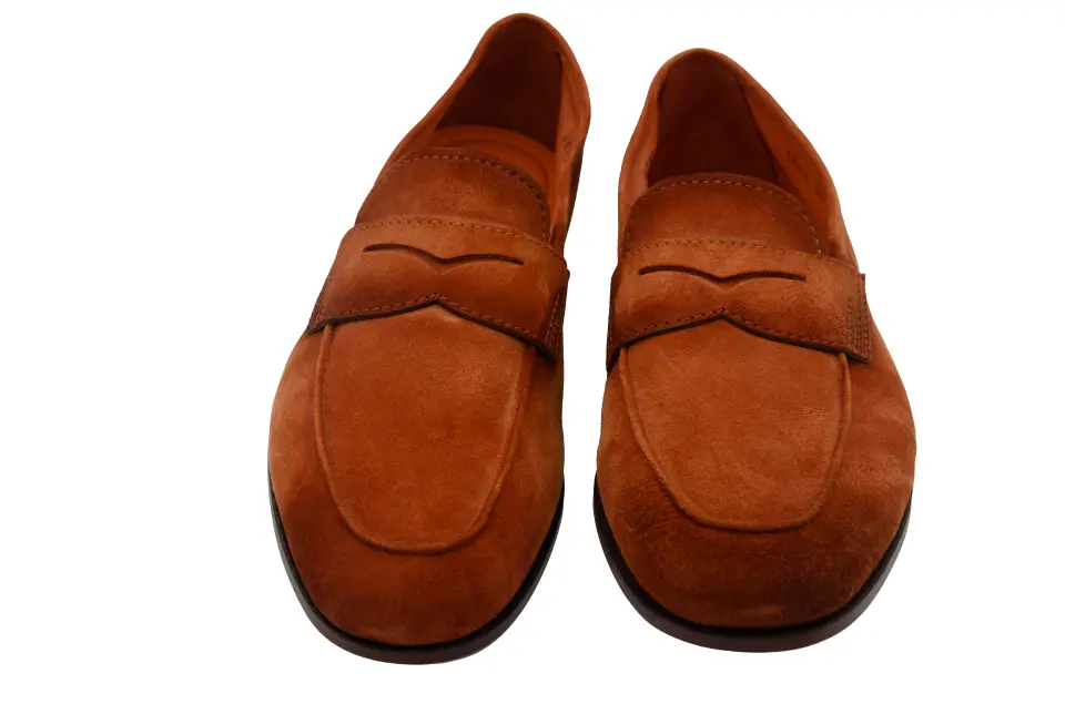 Erkek Kiremit Süet Loafer