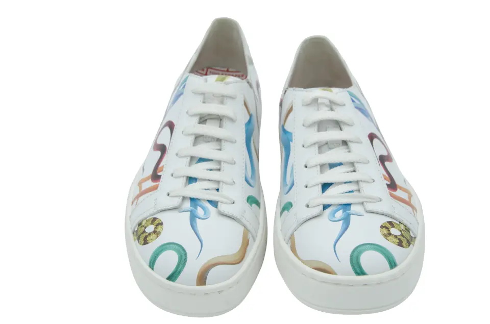 Erkek Çok Renkli Baskılı Sneaker