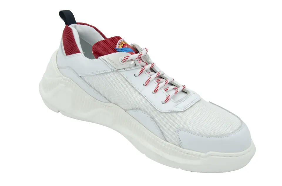 Erkek Beyaz Kırmızı Sneaker