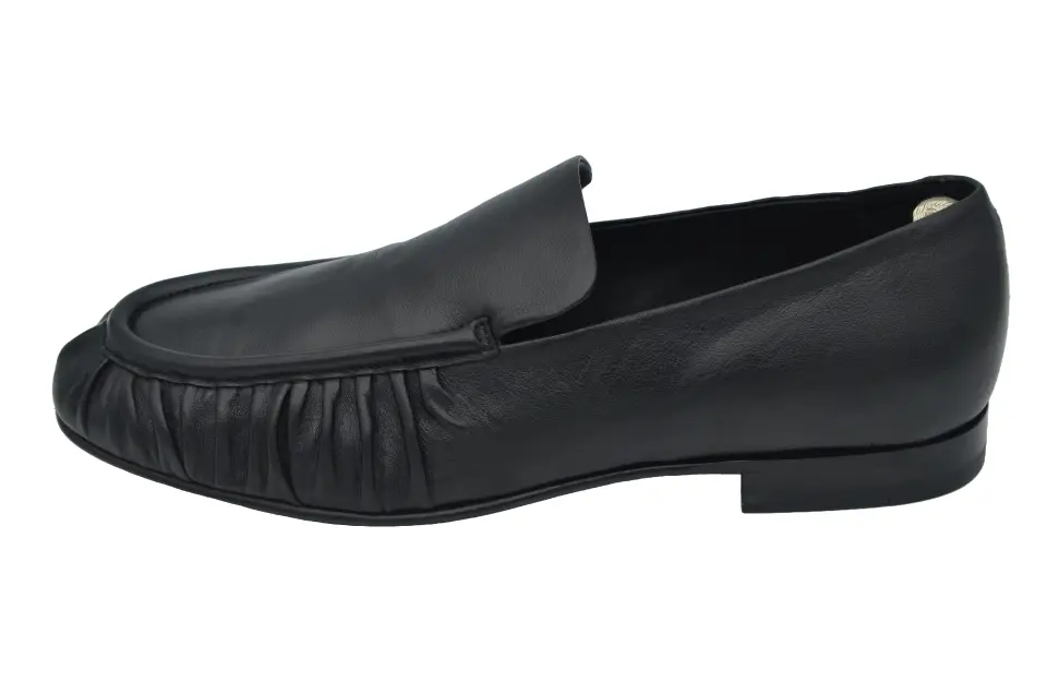 Officine Creative Erkek Siyah Deri Loafer