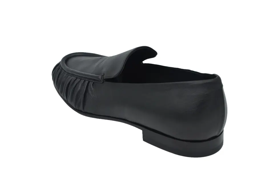 Officine Creative Erkek Siyah Deri Loafer
