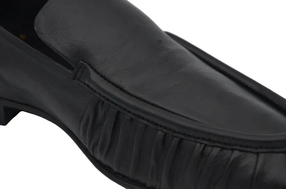 Officine Creative Erkek Siyah Deri Loafer