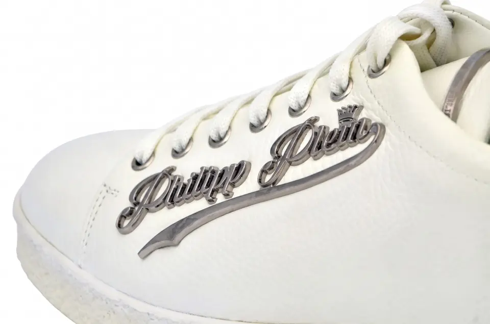 Philipp Plein Beyaz Deri Sneaker
