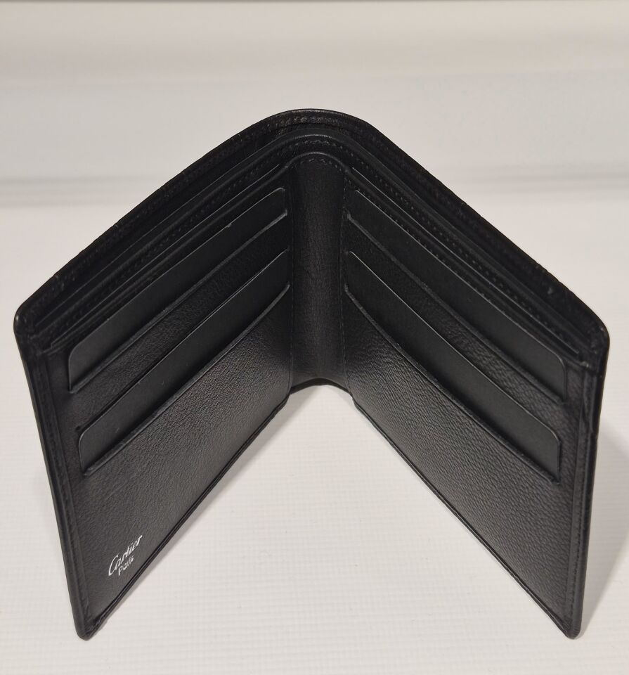 Erkek Logo Patch Detaylı Cepli Hakiki Deri Cüzdan