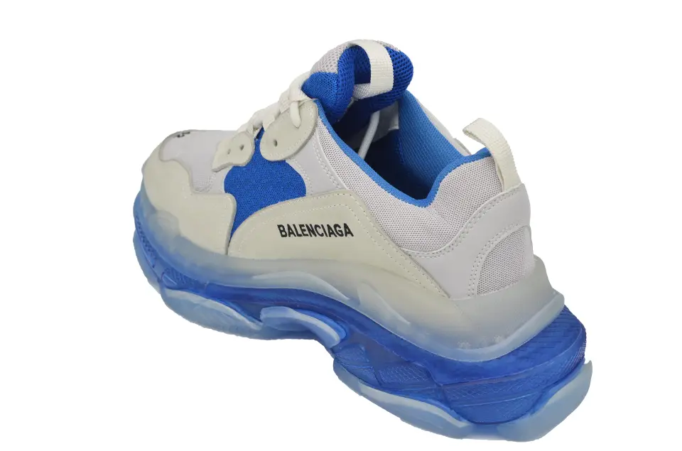 Erkek Beyaz Mavi Sneaker