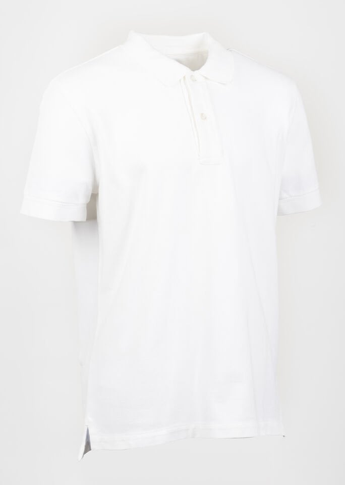 Erkek Beyaz Polo Yaka T-Shirt