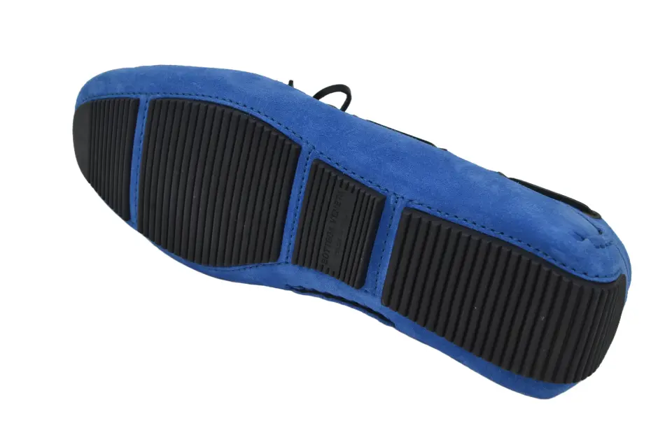 Erkek Saks Mavi Süet Loafer