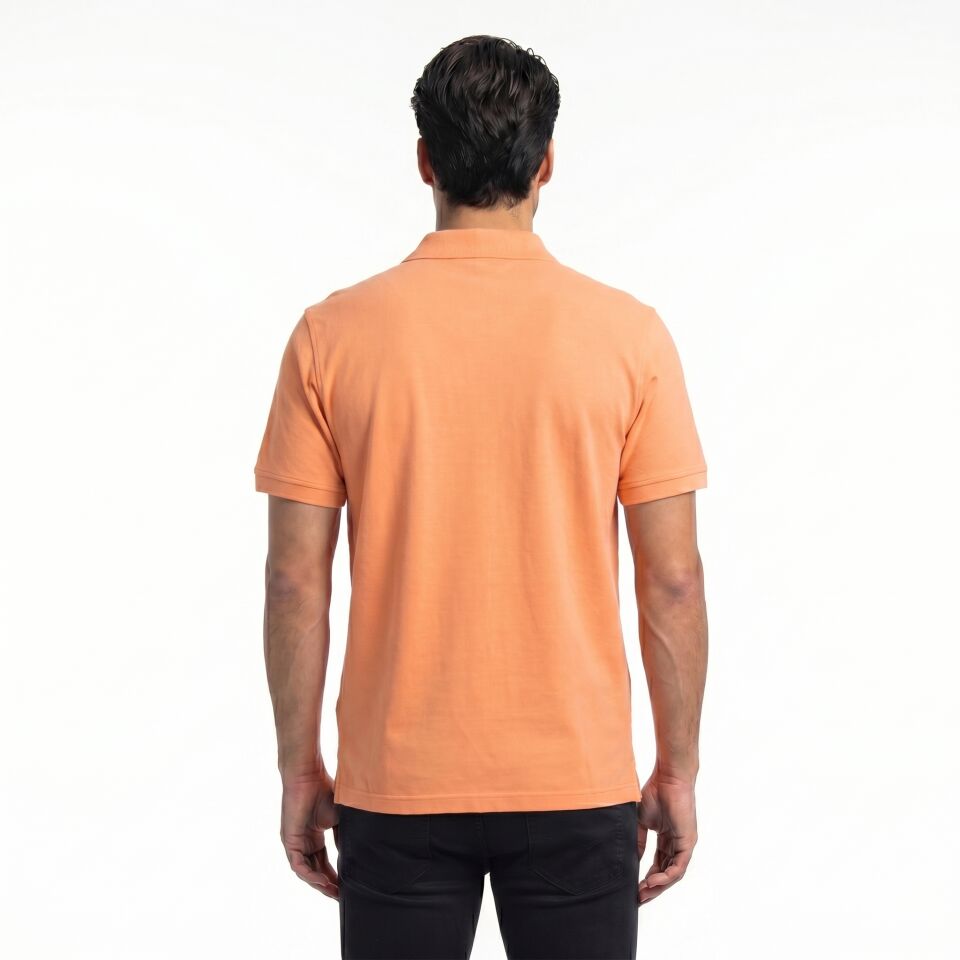 Erkek Turuncu Polo Yaka T-Shirt