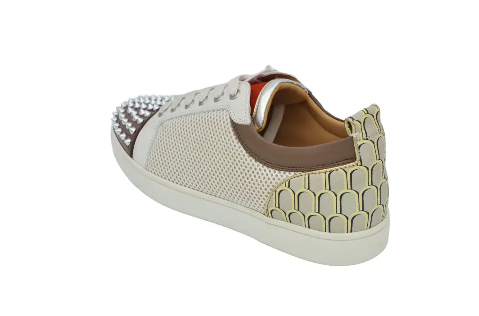Erkek Beyaz Kırmızı Kahve Sneaker