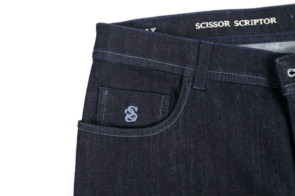 SCISSOR SCRIPTOR TAILOR DENIM