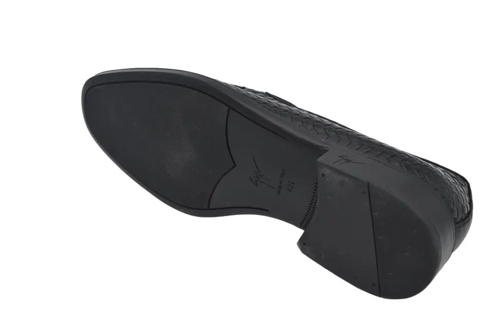 Erkek Siyah Deri Loafer