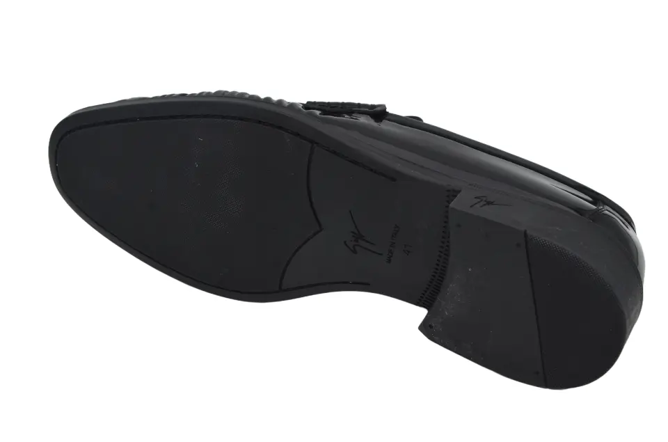 Erkek Siyah Rugan Loafer