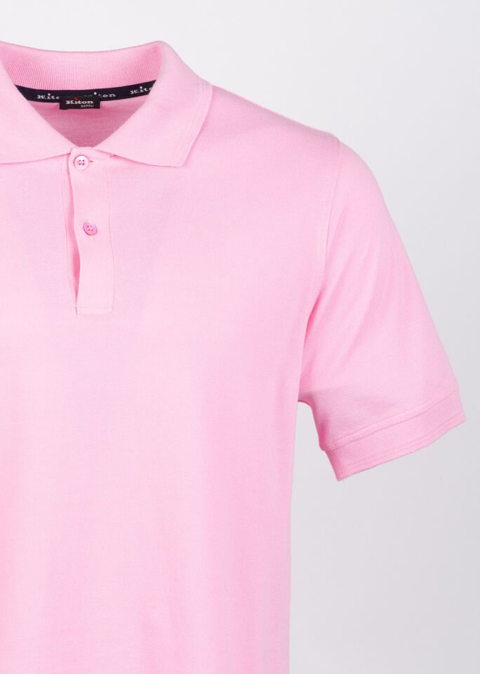 Erkek Pembe Polo Yaka T-Shirt