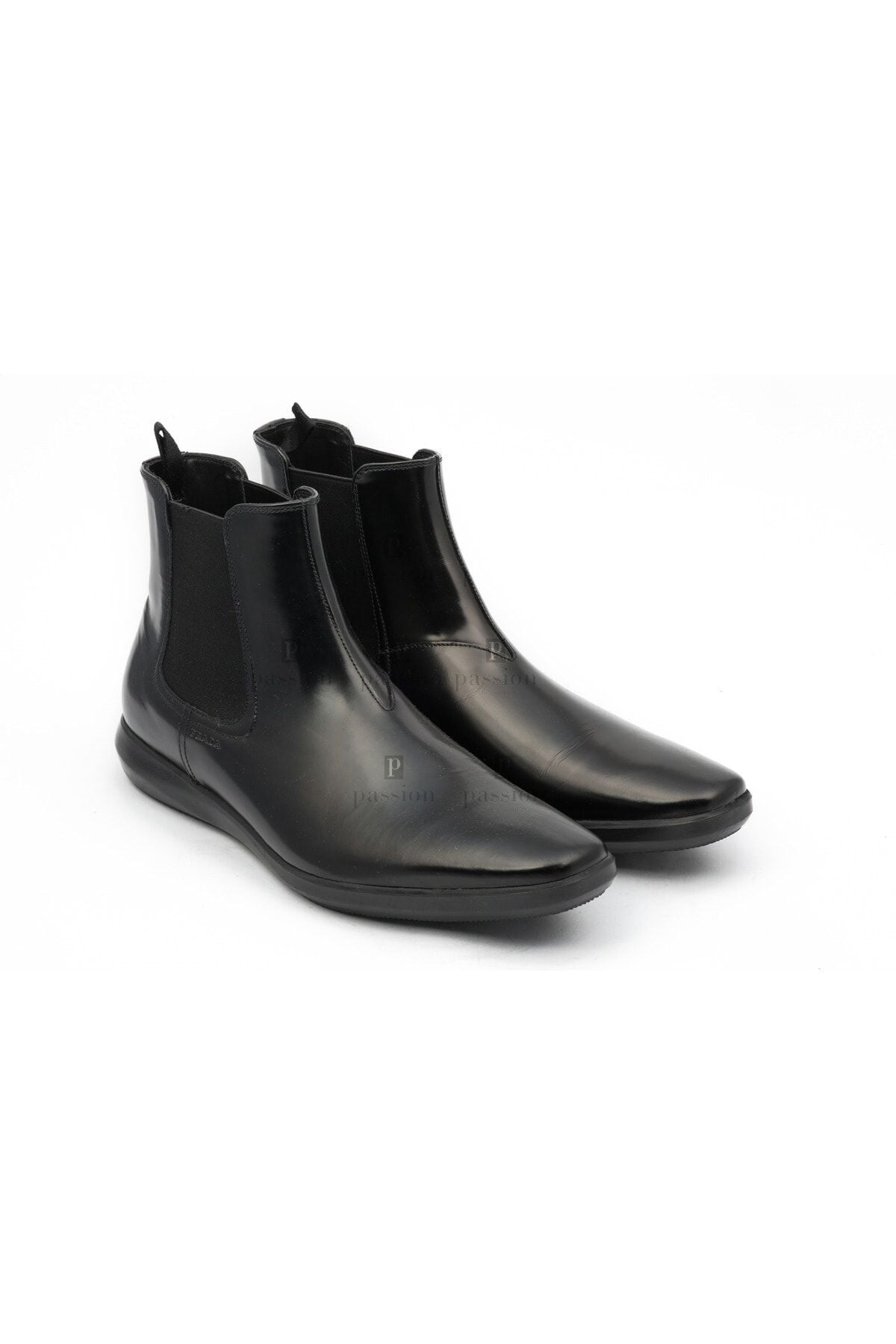 Colzature Nero Spazzolato Fume Boa