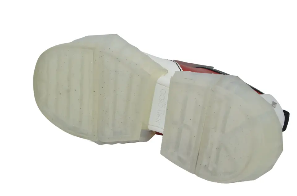 Erkek Kırmızı Siyah Kalın Taban Sneaker