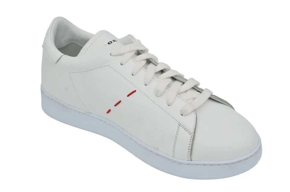 Erkek Beyaz Deri Sneaker