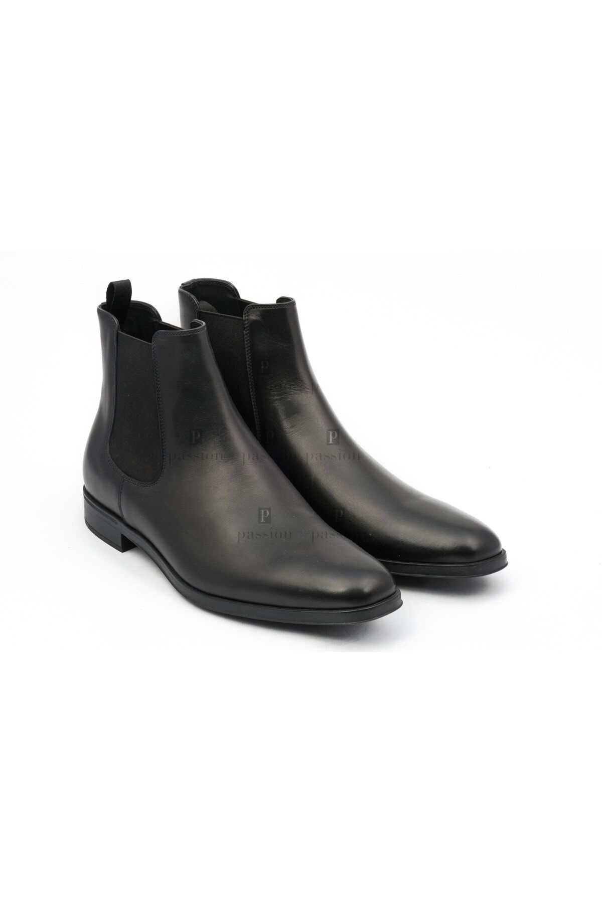 Colzature Nero Vitello Box Boat