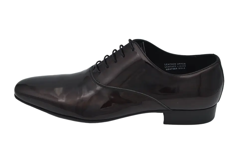 Erkek Bordo Rugan Oxford Klasik Ayakkabı
