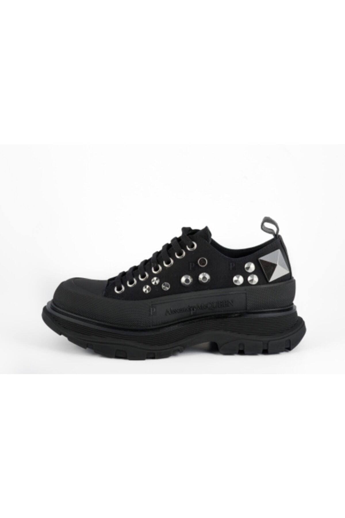 Erkek Siyah Kalın Taban Sneaker