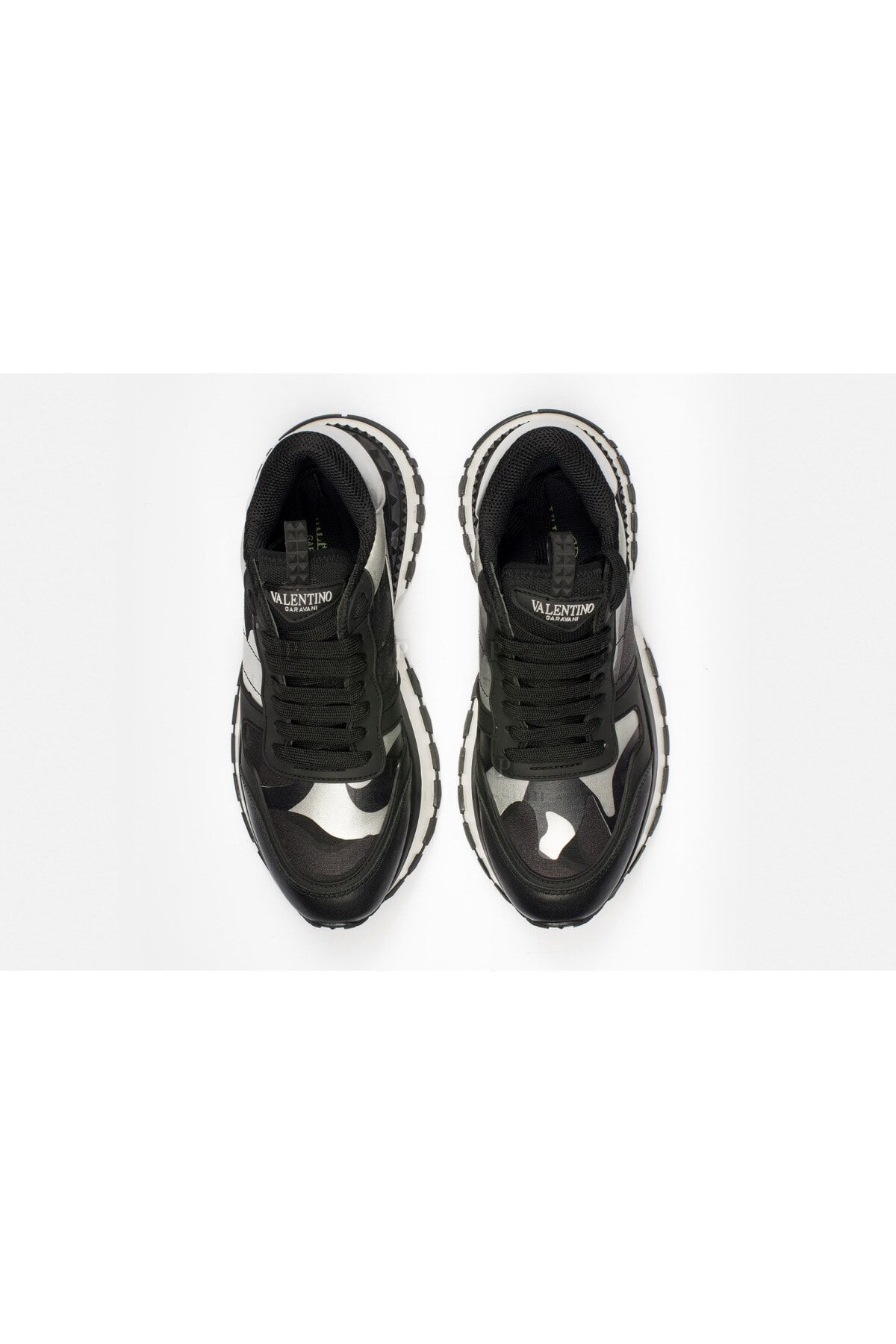 Erkek Siyah Deri Sneaker