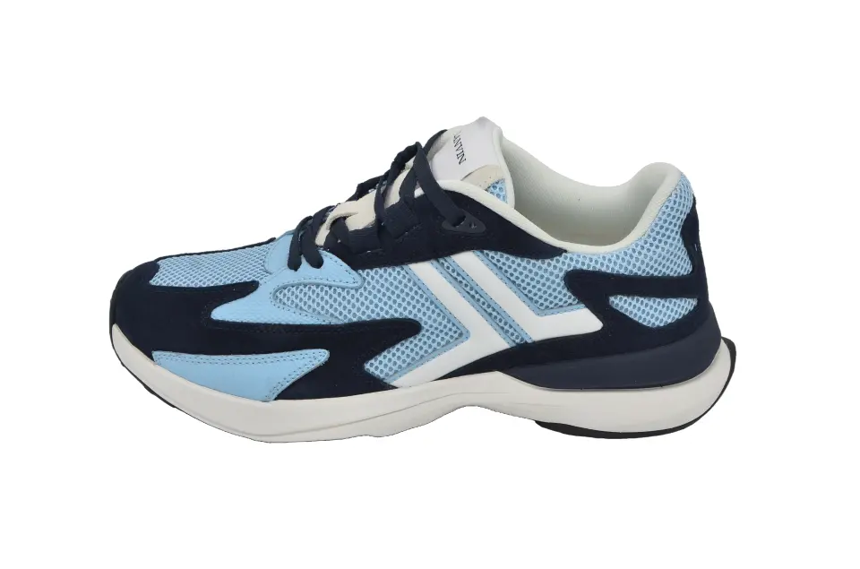 Erkek Siyah Deri Kalın Taban Sneaker
