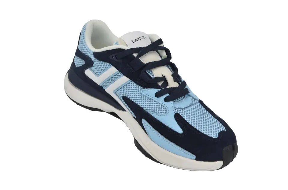 Erkek Siyah Deri Kalın Taban Sneaker