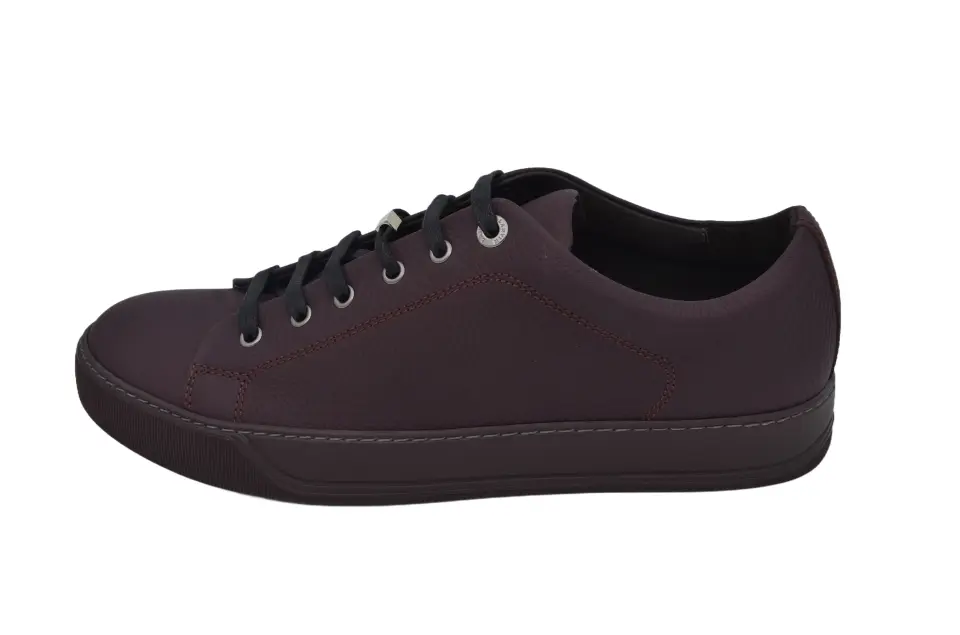 Erkek Bordo Deri Sneaker
