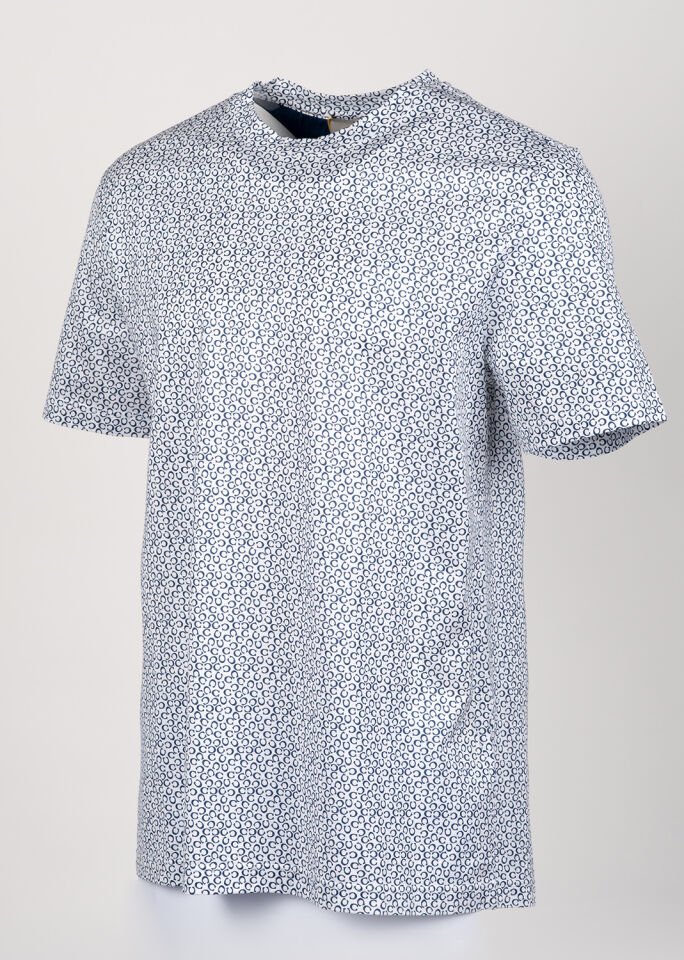 Erkek Beyaz Logo Detaylı T-Shirt