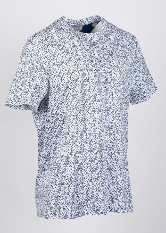 Erkek Beyaz Logo Detaylı T-Shirt