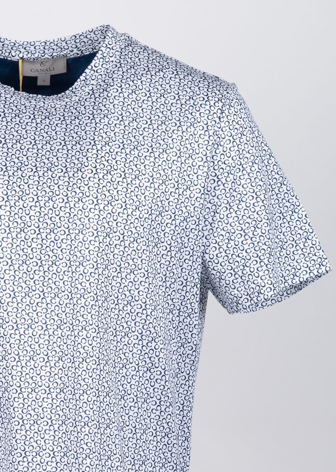 Erkek Beyaz Logo Detaylı T-Shirt